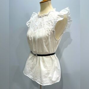 J.Crew Cotton White Blouse​